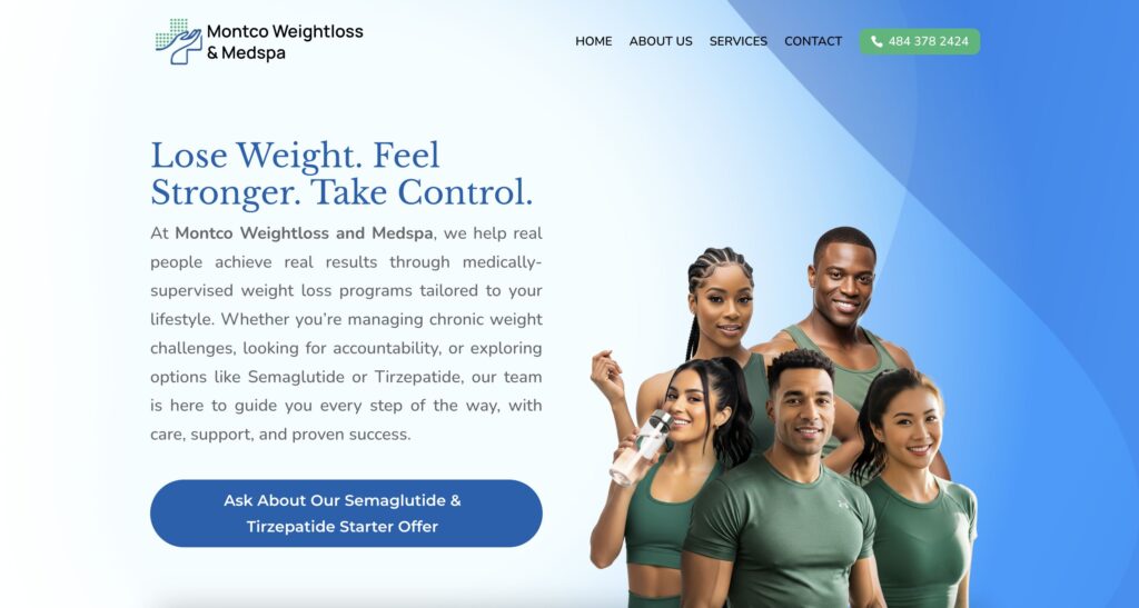 Montco Weight Loss & MedSpa – Web Platform